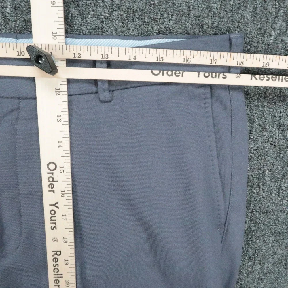 Peter Millar Pants Mens 36x32 Blue Gray Crown Sport Charlotte Trouser Golf Chino